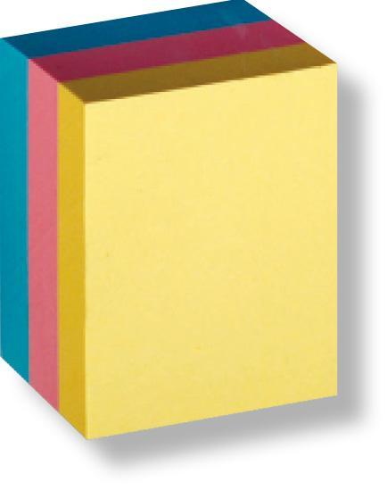 CONCORDE blok samolepicí 51 x 38 mm, 3 x 100 listů, pastel