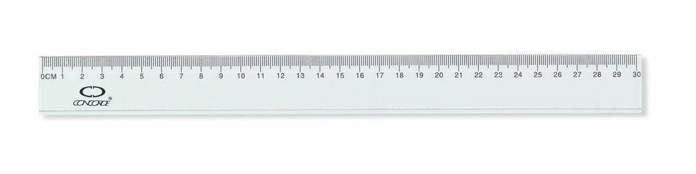 CONCORDE pravítko 30 cm transparentní