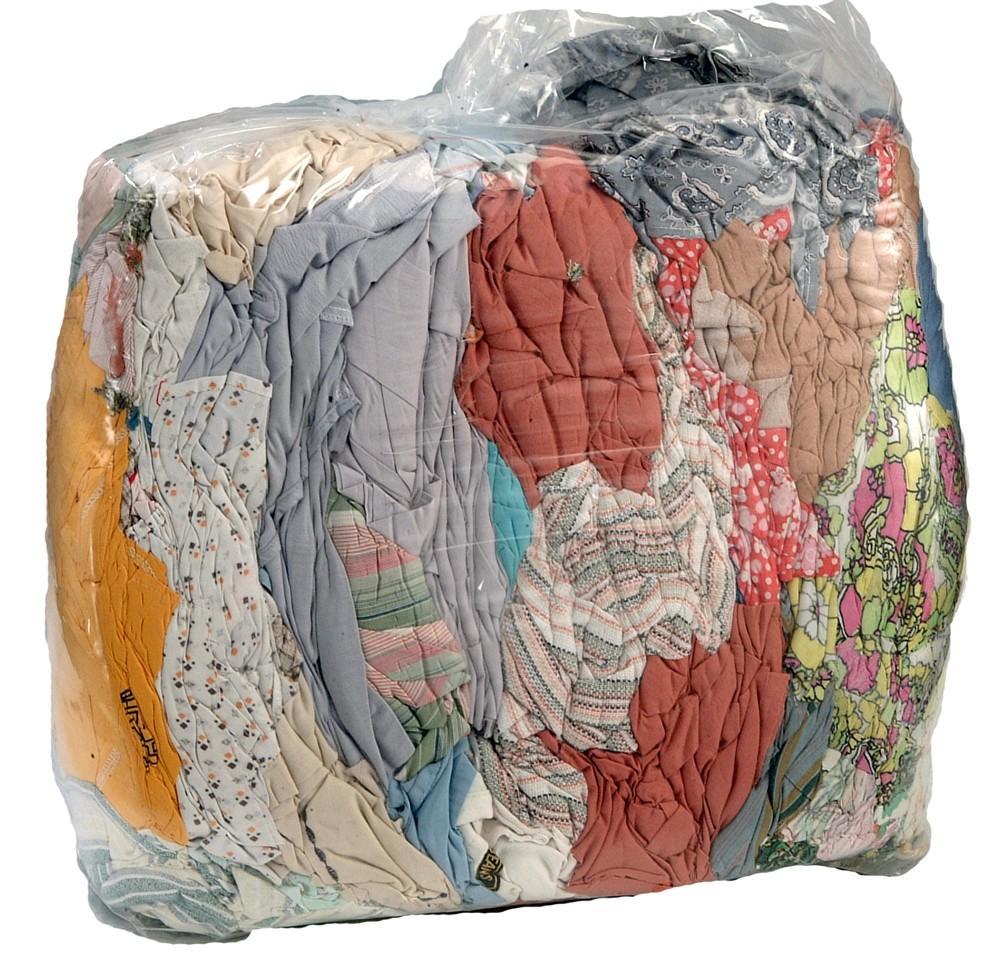 Hadry čisticí savé, lisovaný textil 10 kg barevný MIX