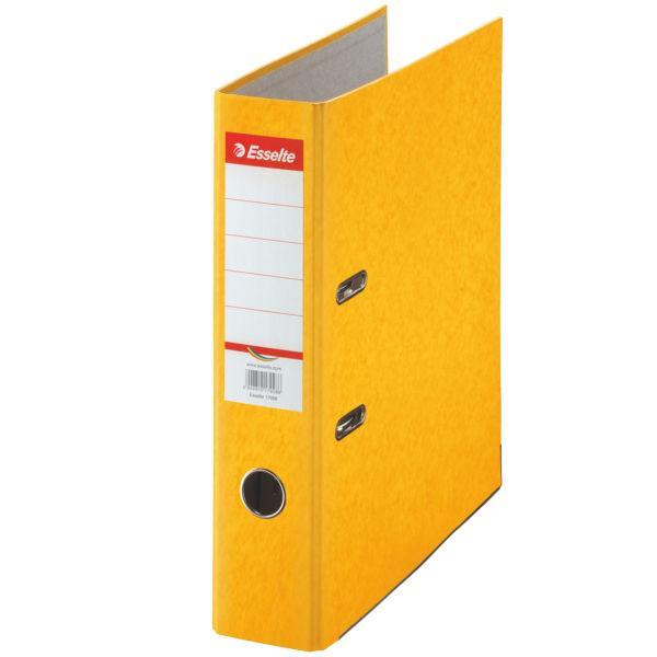 Esselte pořadač pákový papírový Rainbow A4 7,5 cm žlutý