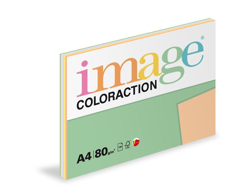 Coloraction papír kopírovací A4 100 listů mix pastelové