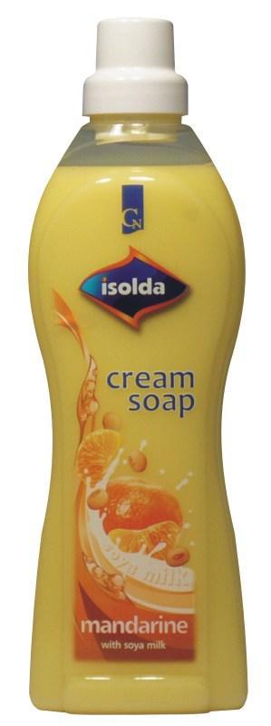 Mýdlo tekuté Isolda 1 l mandarinka se sójovým mlékem