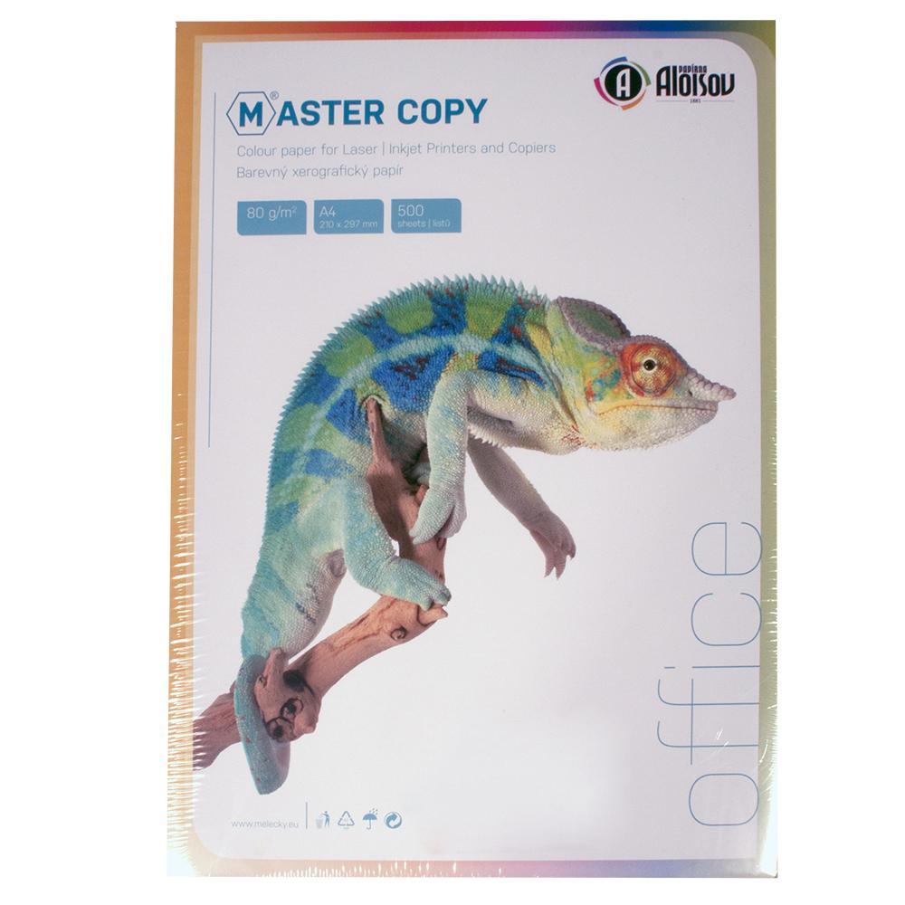 HIT OFFICE papír kopírovací colour Master A4, 80g světlá duha mix 5 barev - 500 listů