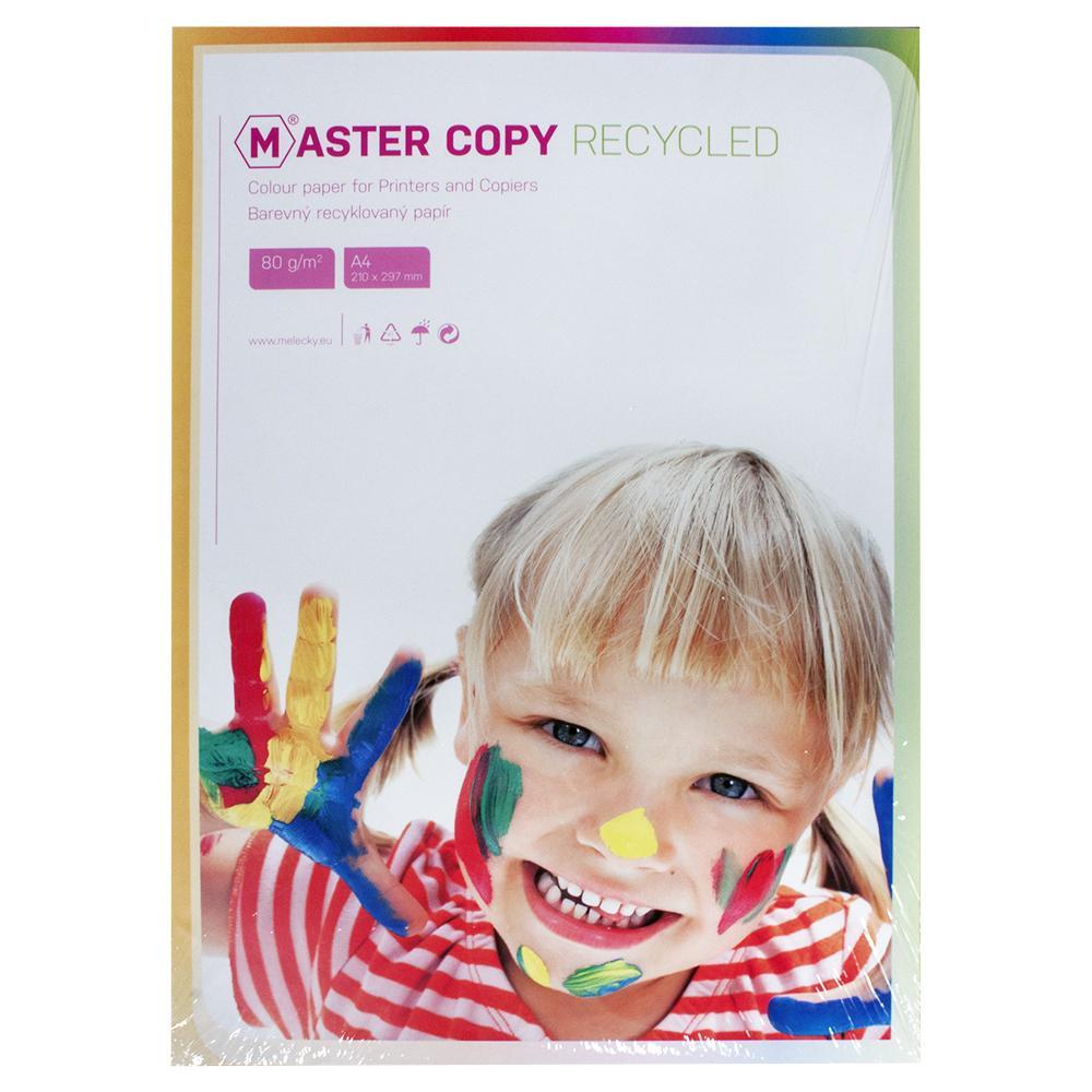 HIT OFFICE papír kopírovací EKO colour Master A4, 80g duha mix 10 barev - 100 listů