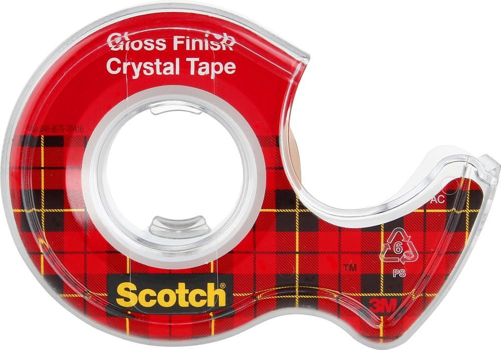 Scotch lepicí páska s odvíječem 19 mm x 7,5 m Crystal