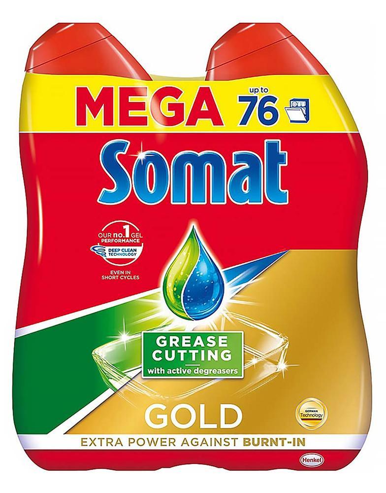 Somat XL Gold NeutraFresh gel do myčky 2 x 684 ml