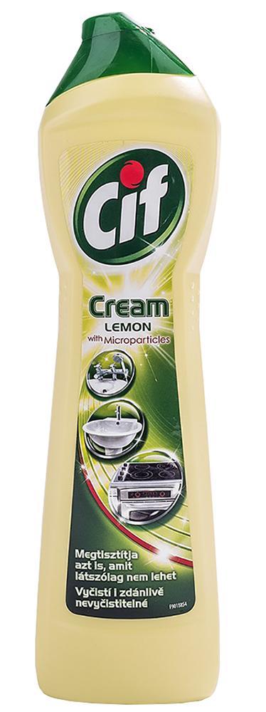 CIF tekutý jemný písek 500 ml / 720 gr. lemon
