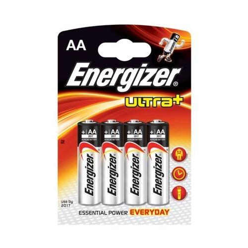 Baterie alkalická Energizer AA ultra+ / 4 ks