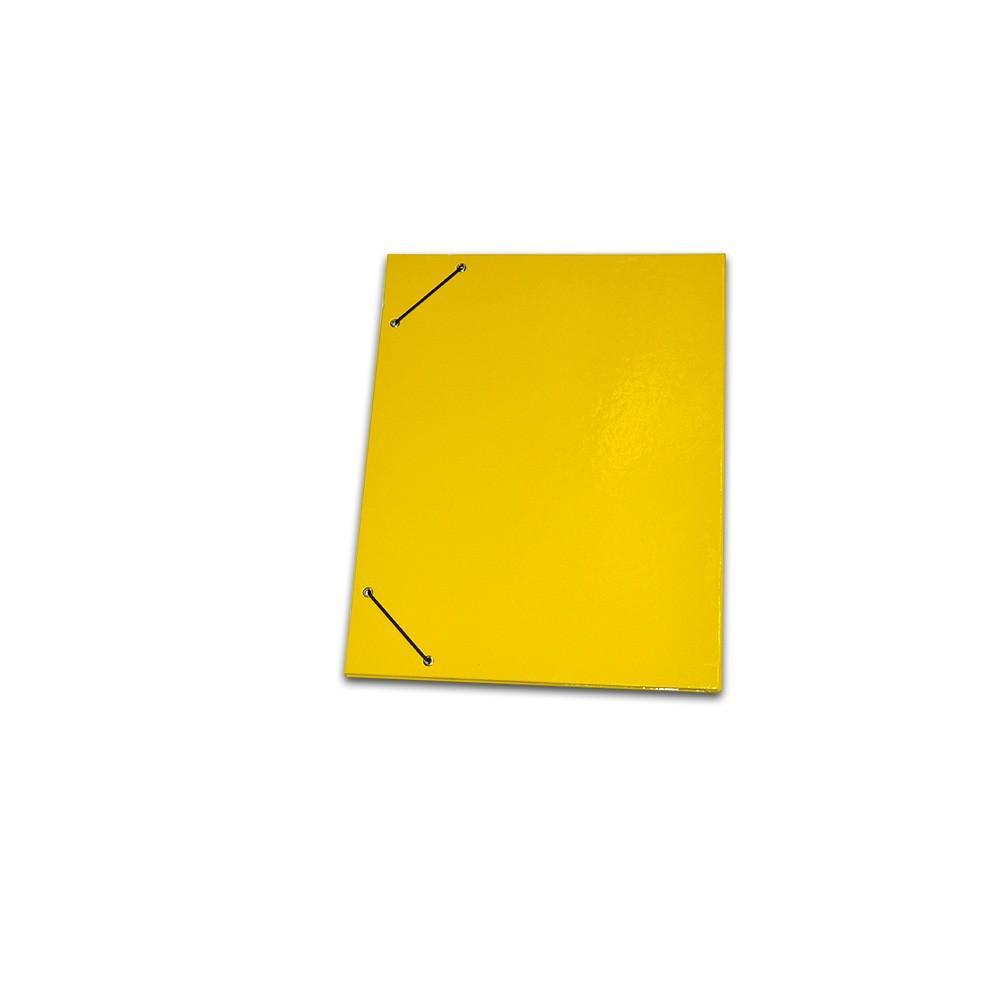 Desky lamino s gumičkou A4 žluté