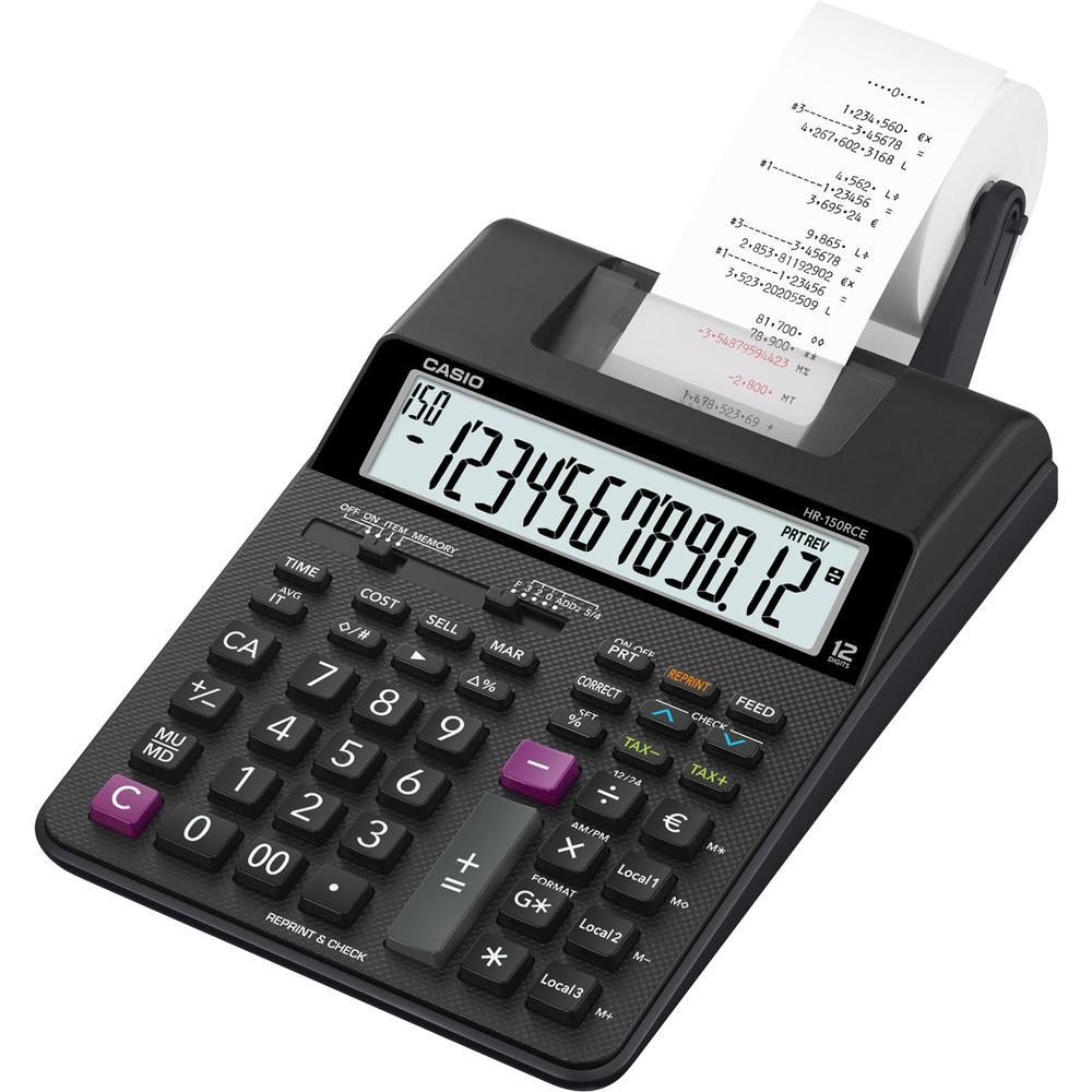 Casio kalkulačka HR 150 RCE s tiskem / 12 míst