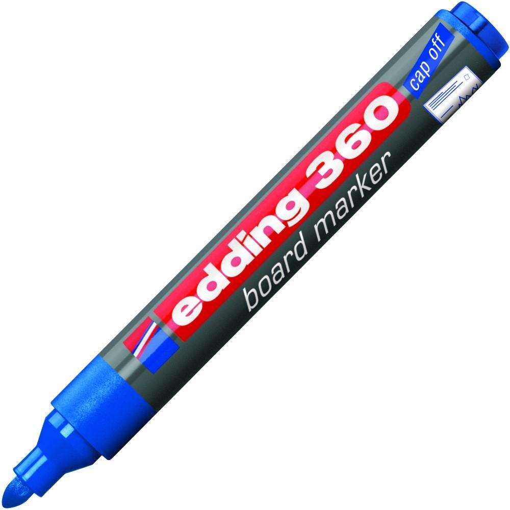 Edding značkovač 360 na bílé tabule plnitelný modrý