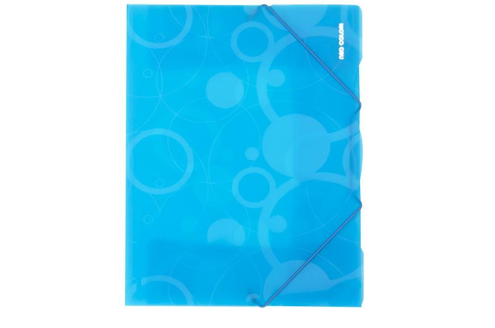 KARTON P+P desky s gumičkou NEO COLORI A4 modré