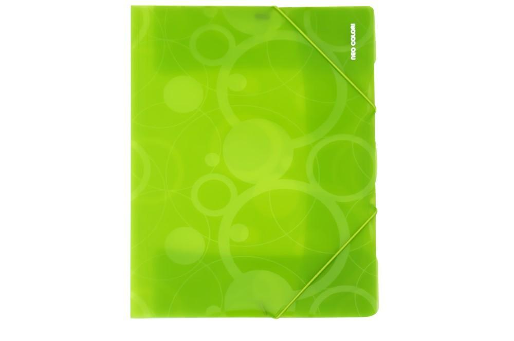 KARTON P+P desky s gumičkou NEO COLORI A4 zelené