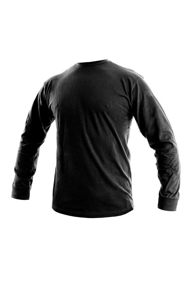 CXS tričko PETR, pánské, dlouhý rukáv, černé vel. L