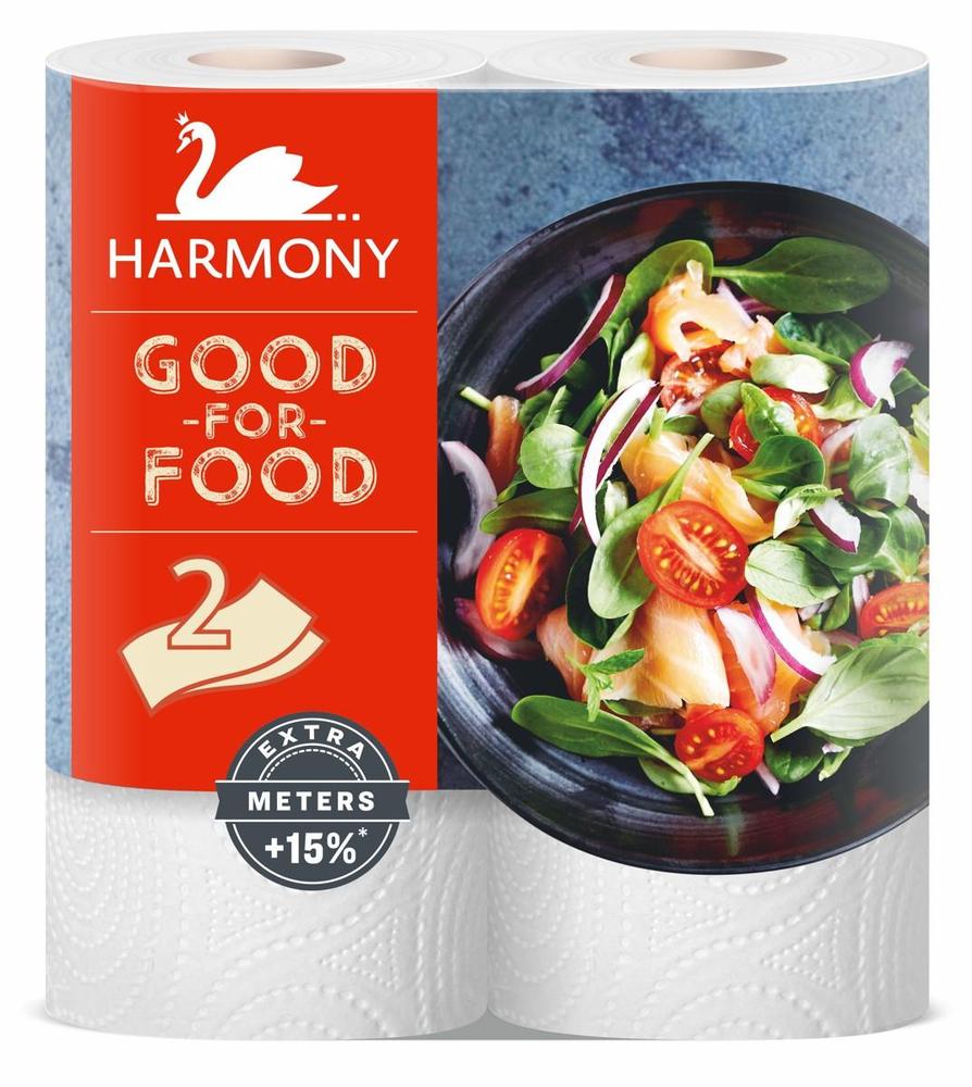 Harmony papírová utěrka v roli Good For Food XL 2-vrstvá, 2 x 19 m / 2 ks