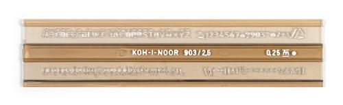 Koh-i-noor šablona písmenková KKO ISO 2,5 mm
