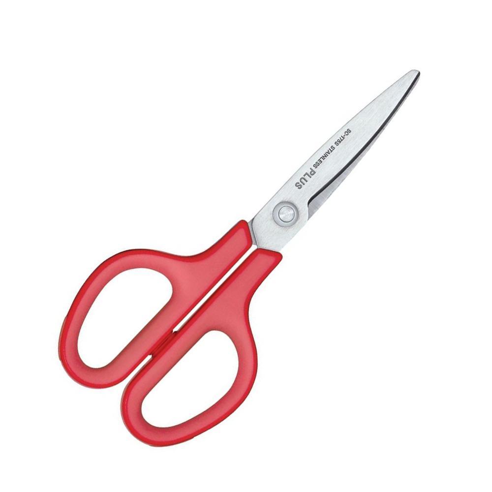 Plus nůžky kancelářské Fitcut 17,5 cm červené