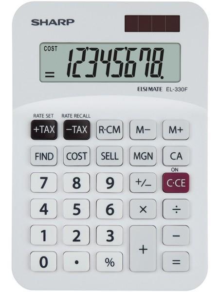 Sharp kalkulačka EL-330F stolní / 8 míst.