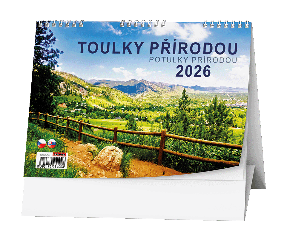 Baloušek Tisk kalendář stolní žánr. týd. Toulky přírodou