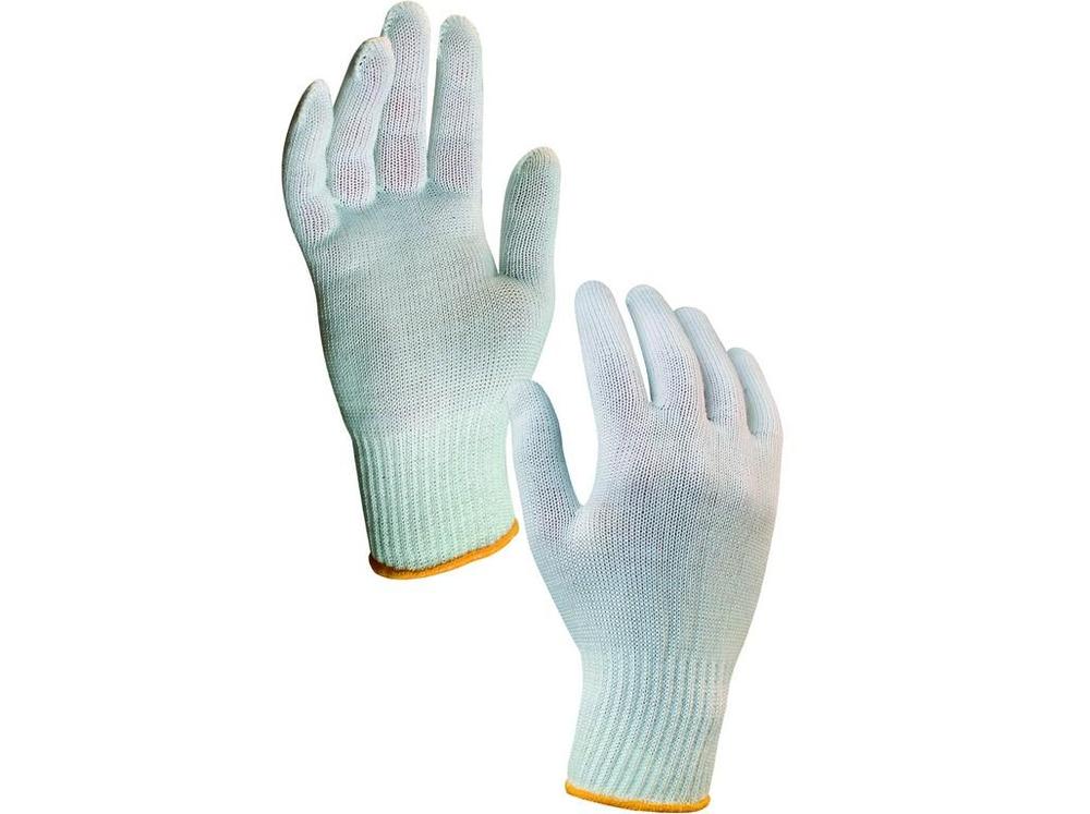 CXS rukavice KASA, úpletové, bílé vel. 10