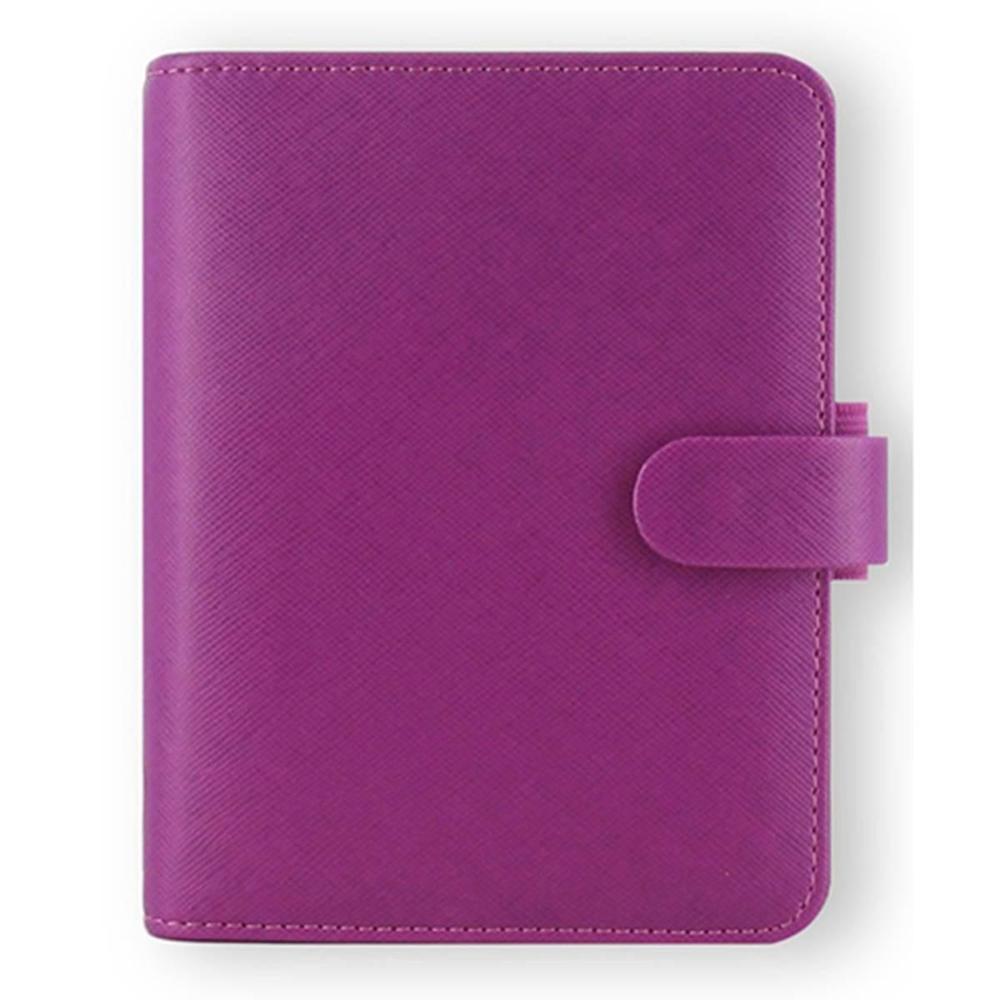 Filofax diář Saffiano kapesní malinový