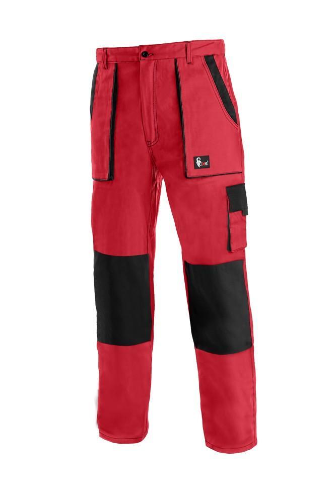 CXS kalhoty LUXY JOSEF, pánské, červeno-černé vel. 50