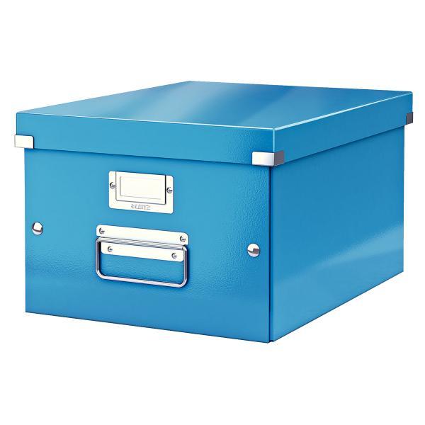 Leitz krabice CLICK & STORE WOW střední archivační, modrá