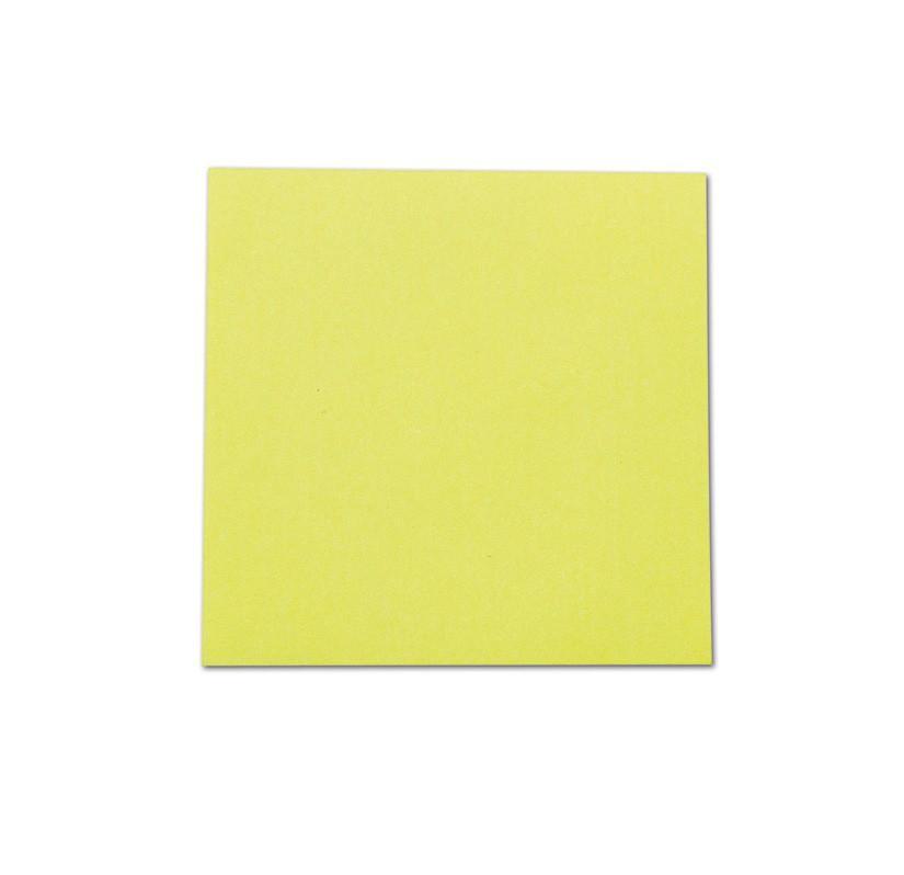 CONCORDE blok samolepicí 76 x 76 mm, 100 listů, žlutý neon