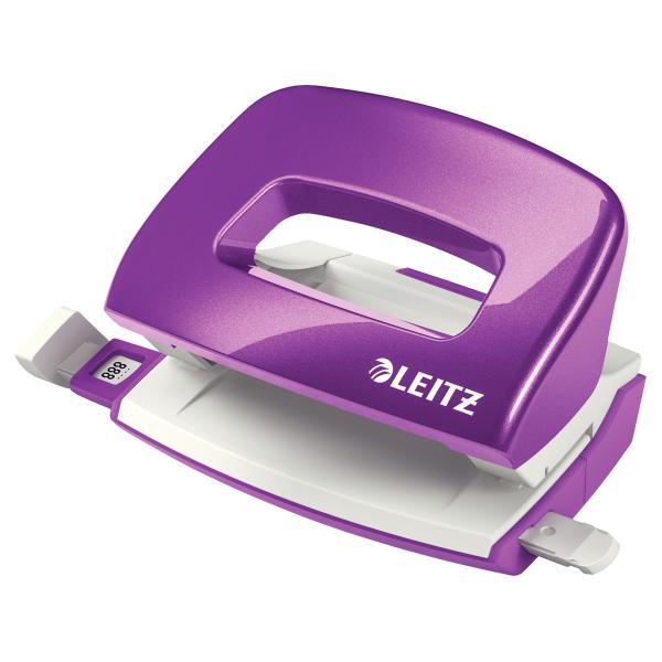 Leitz mini děrovač NeXXt WOW 5060 purpurový 10 listů
