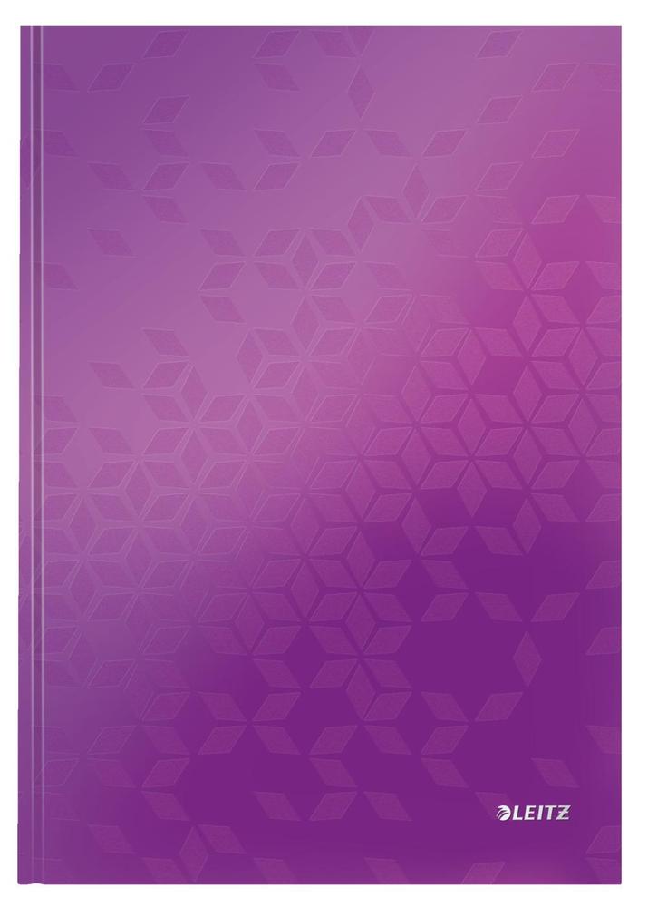 Leitz zápisník WOW A4 čtverečkovaný purpurový