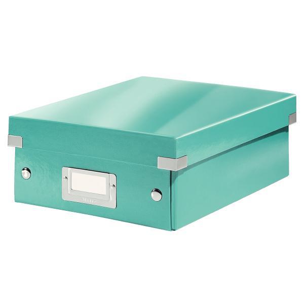 Leitz krabice CLICK & STORE WOW malá organizační, ledově modrá