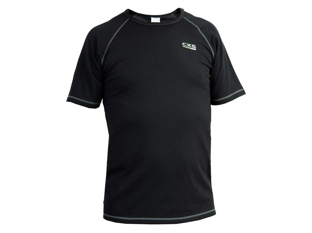 CXS tričko ACTIVE, pánské, funkční, krátký rukáv, šedé vel. XL