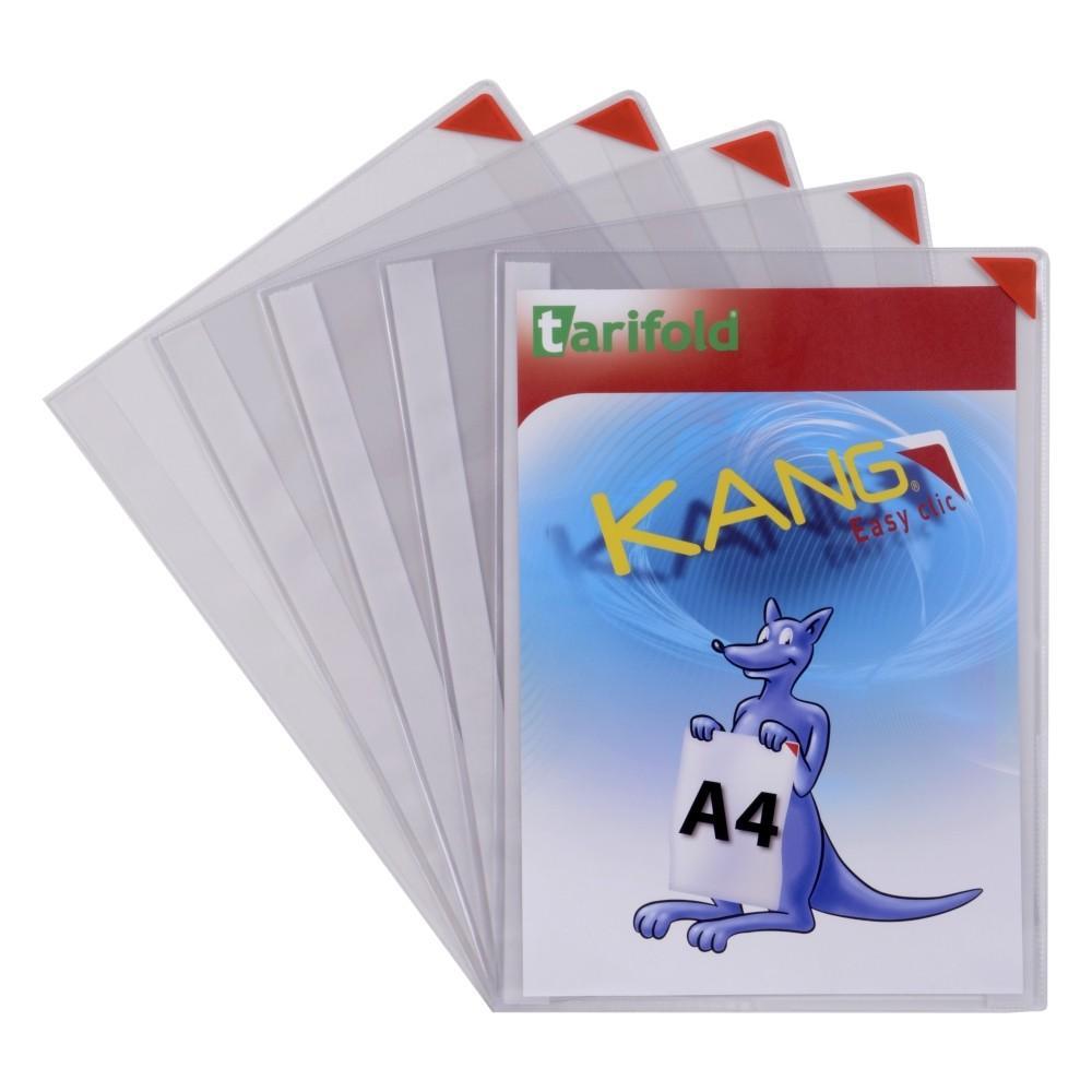 Tarifold kapsa samolepicí Kang Easy Clic A4 5 ks červená