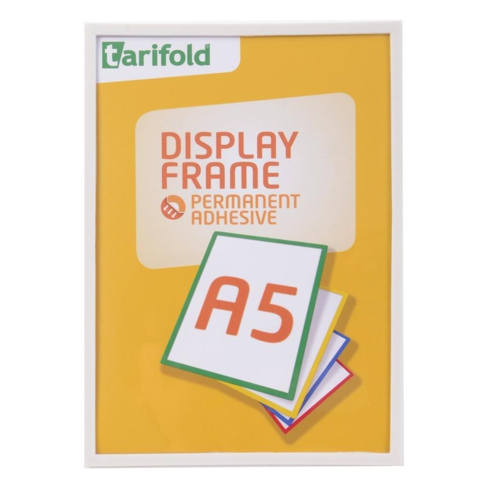 Tarifold display Frame samolepicí A5/1 ks bílý