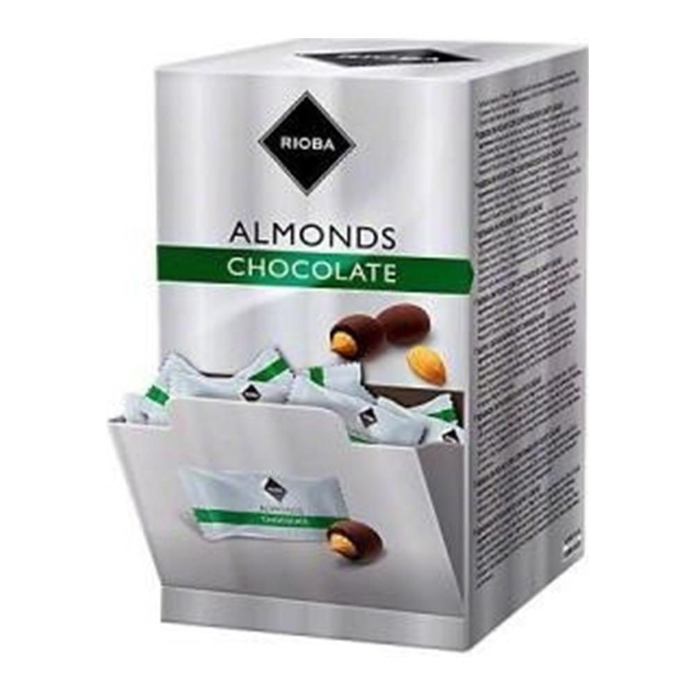Mandle Rioba v hořké čokoládě 950g / 400ks
