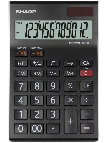 Sharp kalkulačka EL125TWH stolní / 12 míst.