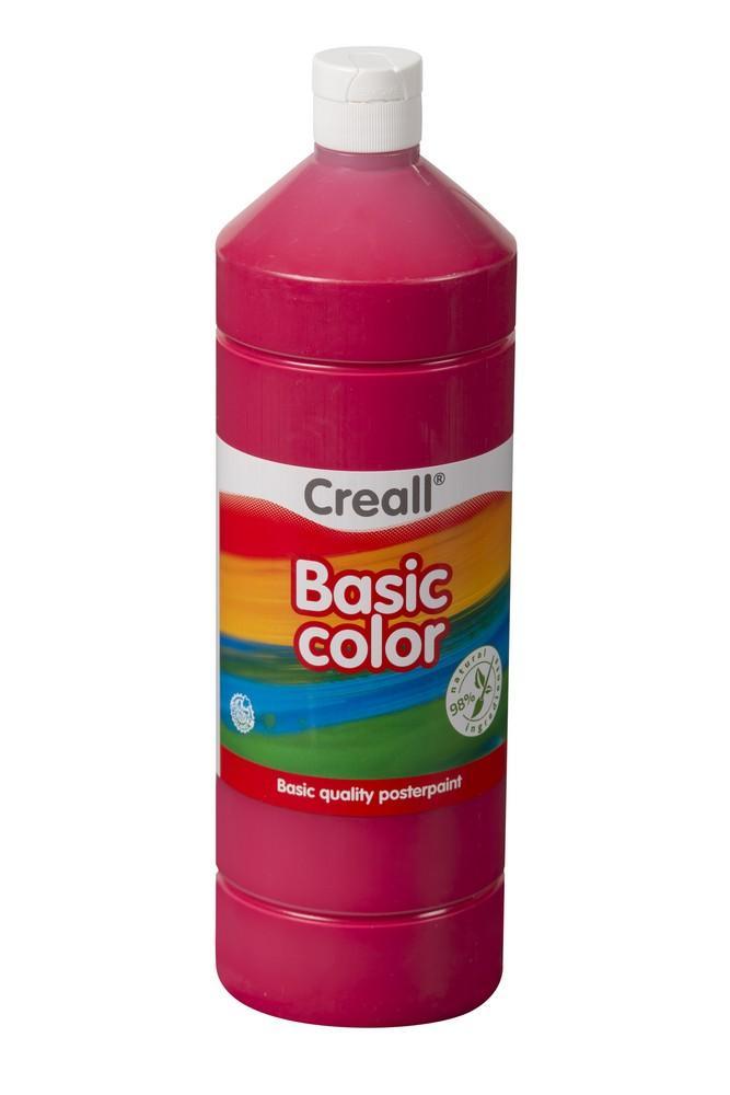 Creall barva temperová 1 l tmavě červená