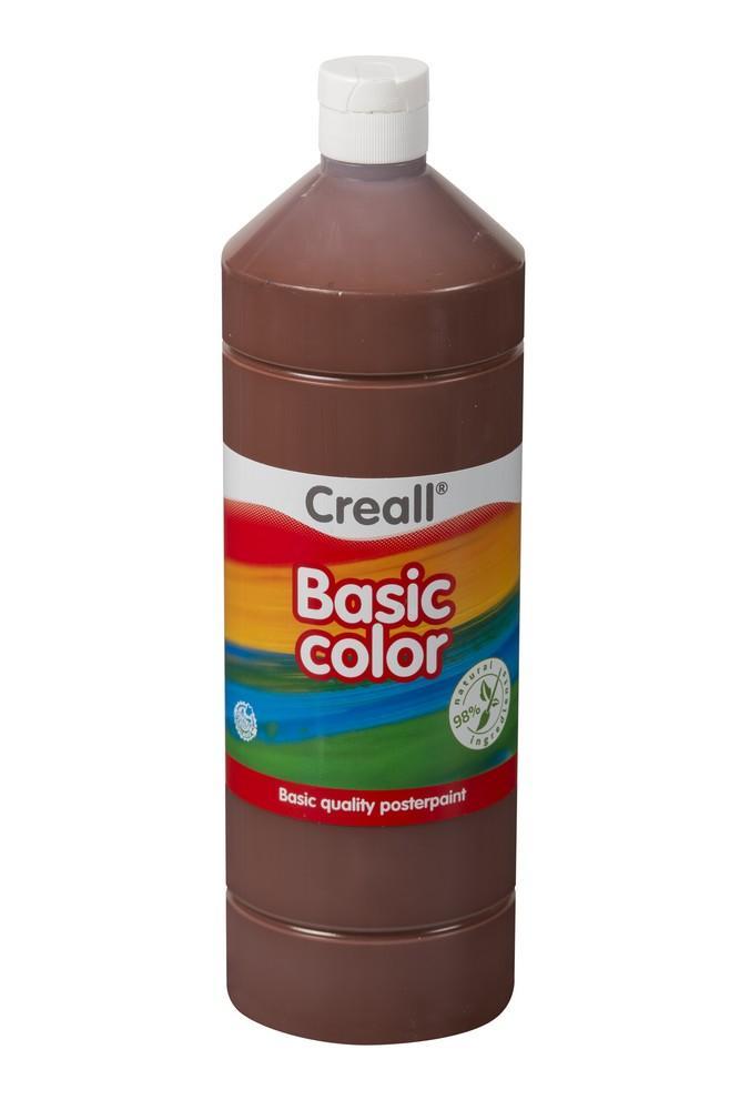 Creall barva temperová 1 l tmavě hnědá