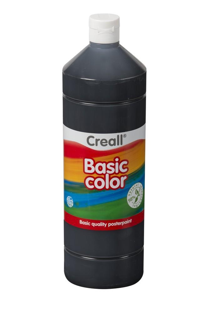 Creall barva temperová 1 l černá