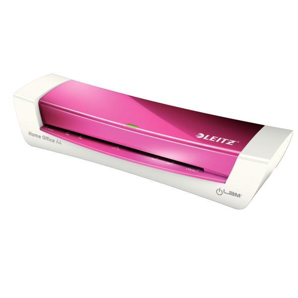 Leitz laminátor iLAM Home Office A4 metalicky růžový