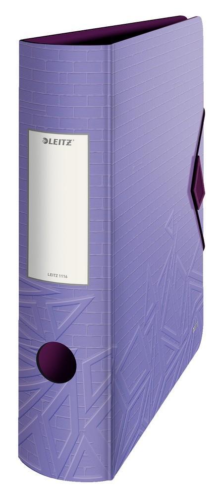 Leitz mobilní pořadač 180° Urban Chic A4 8,2 cm fialový