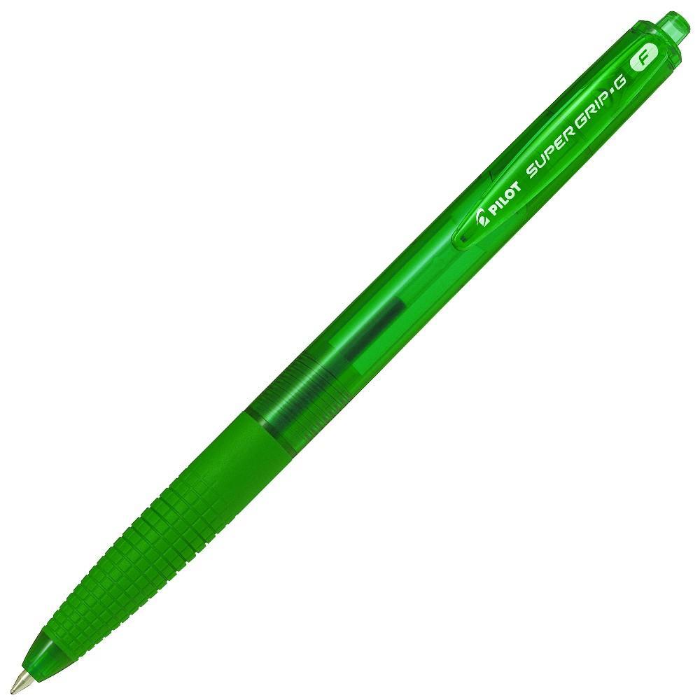 Pilot pero kuličkové 2044 Super Grip-G stiskací zelené