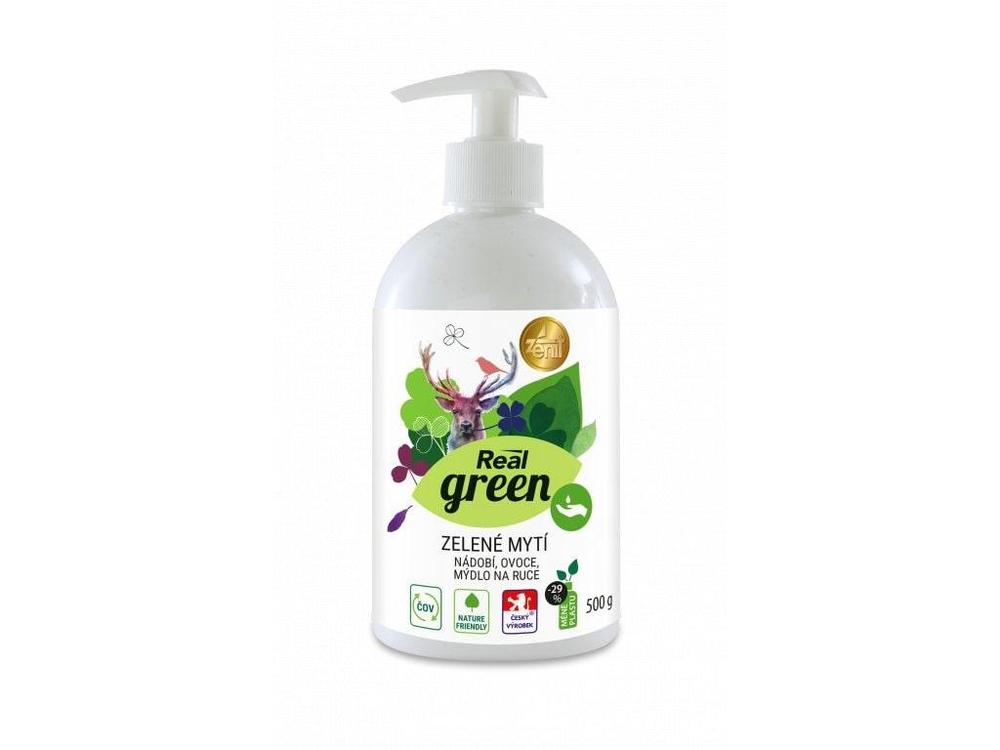 Real Green Clean 2v1 nádobí a ruce 500 g