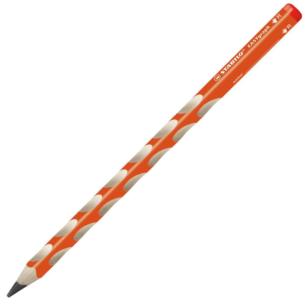 Stabilo tužka grafitová EASYgraph silná pro praváky oranžová