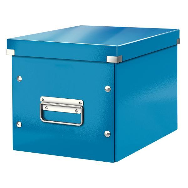 Leitz krabice CLICK & STORE WOW střední čtvercová, modrá