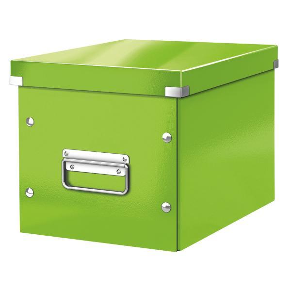 Leitz krabice CLICK & STORE WOW střední čtvercová, zelená