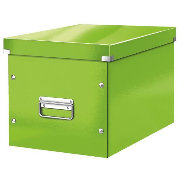 Leitz krabice CLICK & STORE WOW velká čtvercová, zelená