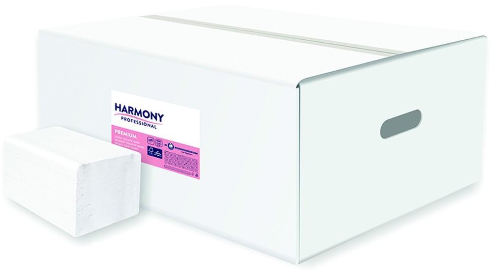 Harmony papír toaletní skládaný Professional 2-vrstvý celulózový / 40 bal.x250 ks