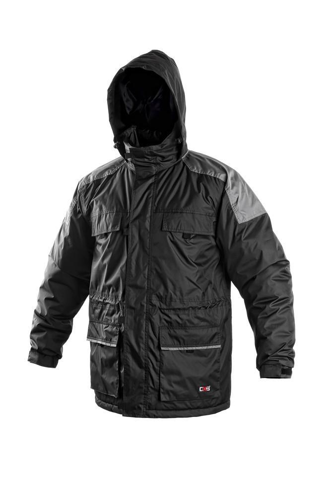 CXS bunda FREMONT, pánská, zimní, černo-šedá vel. XL