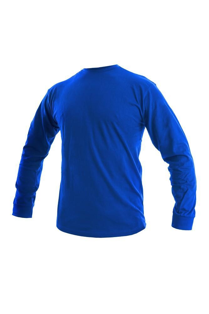 CXS tričko PETR, pánské, dlouhý rukáv, středně modré vel. L
